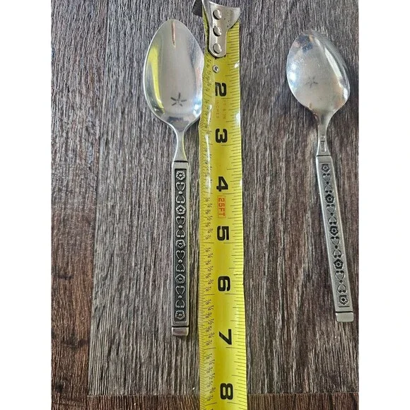 Gorham Hacienda 3 Tablespoons Vintage Stainless Steel Flatware Black Accents - Picture 4 of 5